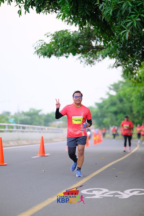 Race photo from CISANGKAN KBP CITY RUN 2025
