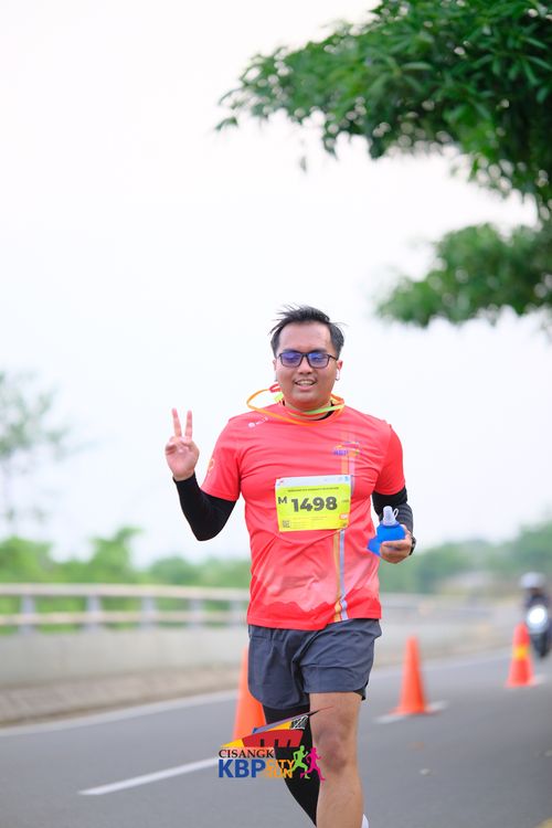 Race photo from CISANGKAN KBP CITY RUN 2025