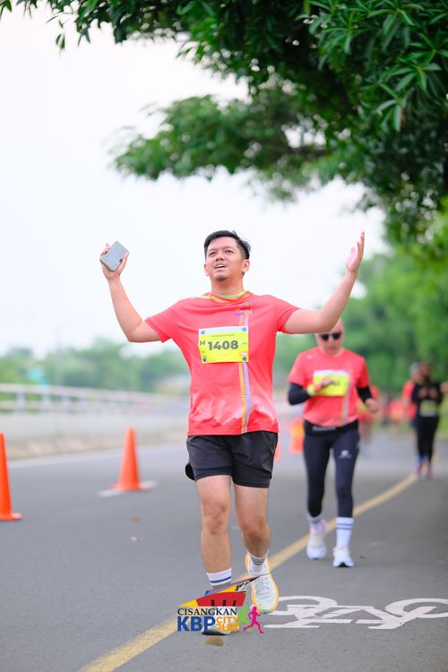 Race photo from CISANGKAN KBP CITY RUN 2025