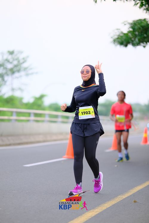 Race photo from CISANGKAN KBP CITY RUN 2025