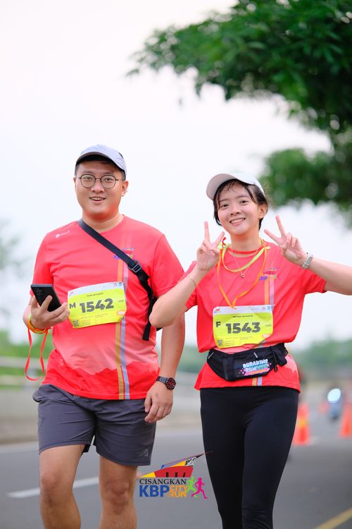 Race photo from CISANGKAN KBP CITY RUN 2025