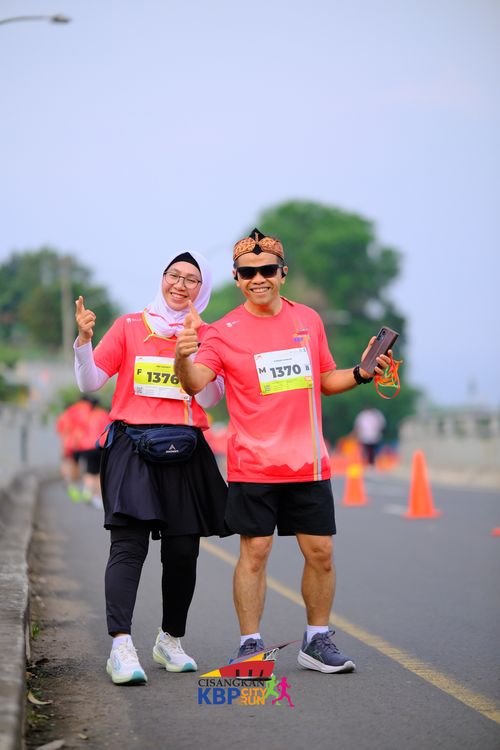 Race photo from CISANGKAN KBP CITY RUN 2025
