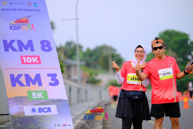 Race photo from CISANGKAN KBP CITY RUN 2025