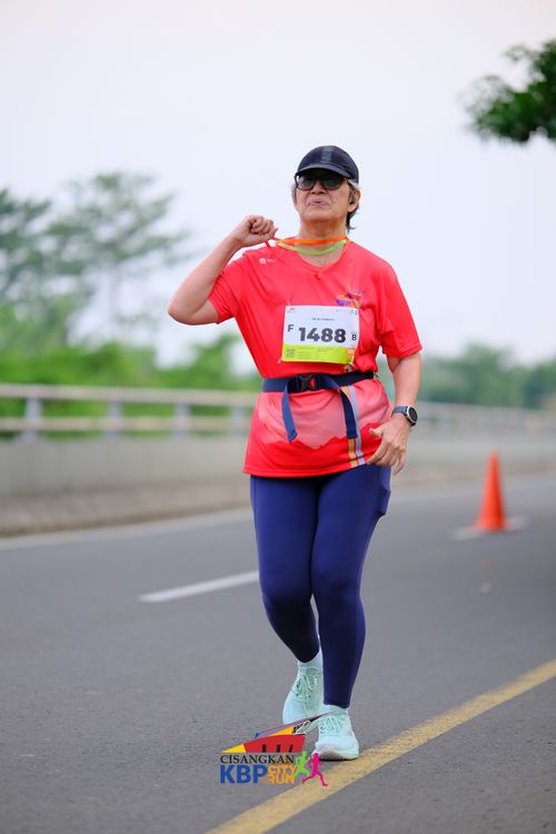 Race photo from CISANGKAN KBP CITY RUN 2025