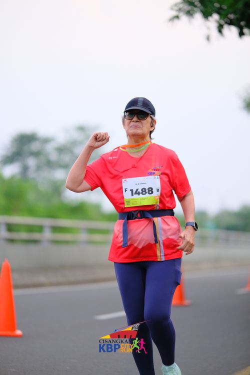 Race photo from CISANGKAN KBP CITY RUN 2025