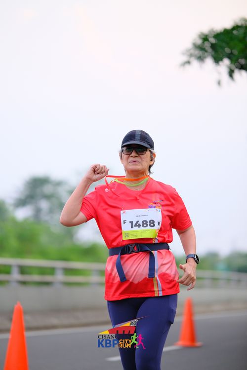Race photo from CISANGKAN KBP CITY RUN 2025