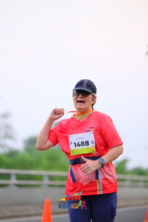 Race photo from CISANGKAN KBP CITY RUN 2025