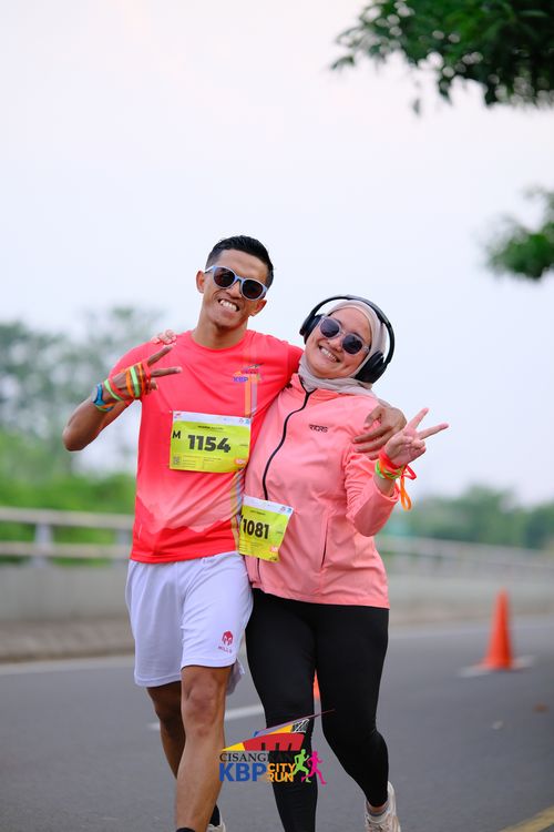 Race photo from CISANGKAN KBP CITY RUN 2025