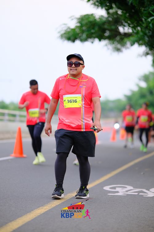 Race photo from CISANGKAN KBP CITY RUN 2025