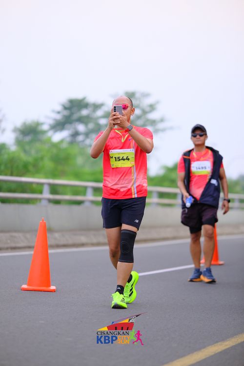 Race photo from CISANGKAN KBP CITY RUN 2025