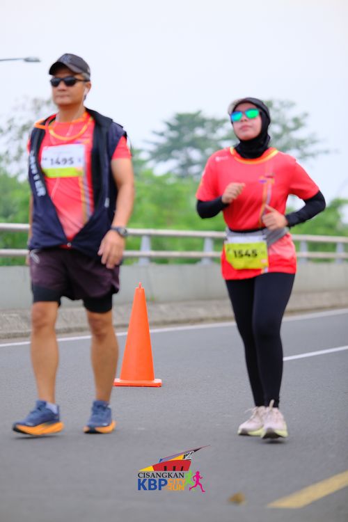 Race photo from CISANGKAN KBP CITY RUN 2025