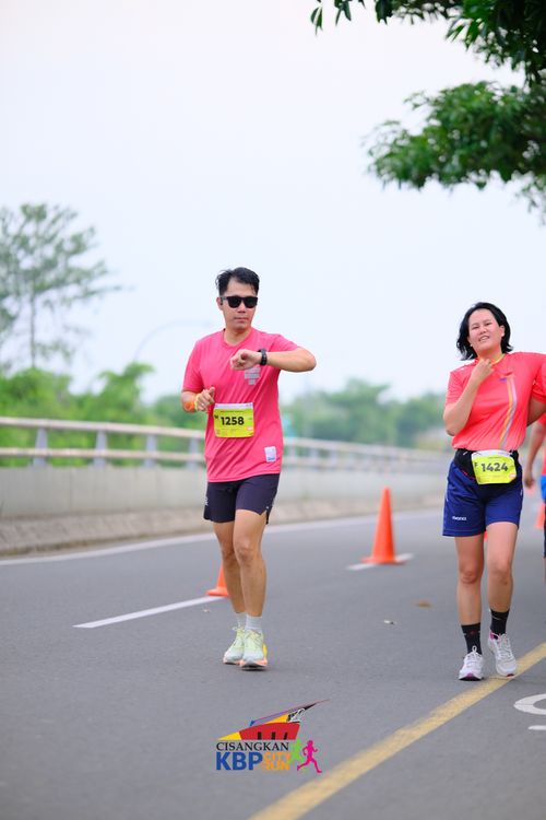 Race photo from CISANGKAN KBP CITY RUN 2025