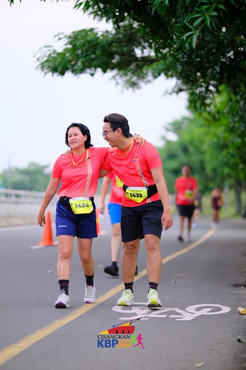 Race photo from CISANGKAN KBP CITY RUN 2025