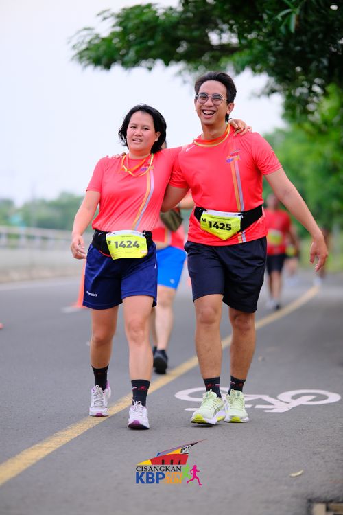 Race photo from CISANGKAN KBP CITY RUN 2025