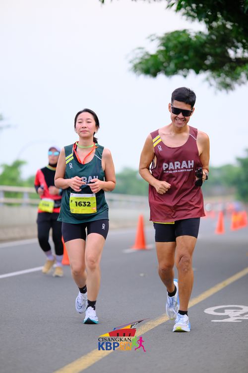 Race photo from CISANGKAN KBP CITY RUN 2025