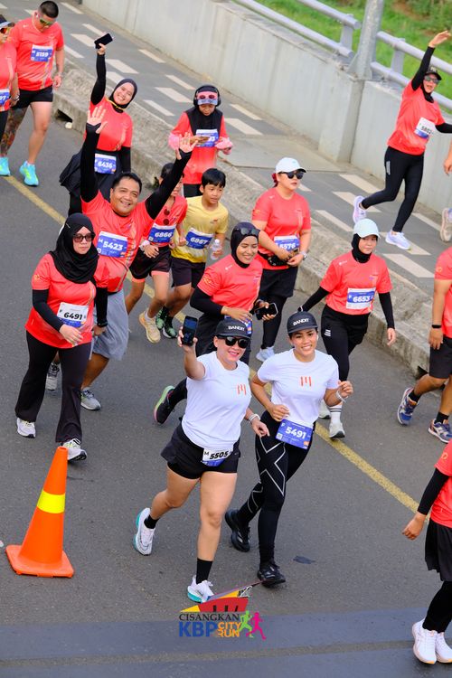 Race photo from CISANGKAN KBP CITY RUN 2025