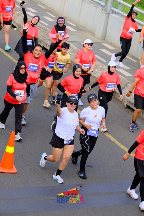 Race photo from CISANGKAN KBP CITY RUN 2025
