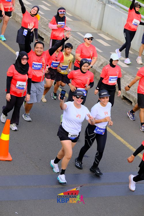 Race photo from CISANGKAN KBP CITY RUN 2025