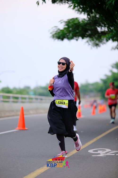 Race photo from CISANGKAN KBP CITY RUN 2025