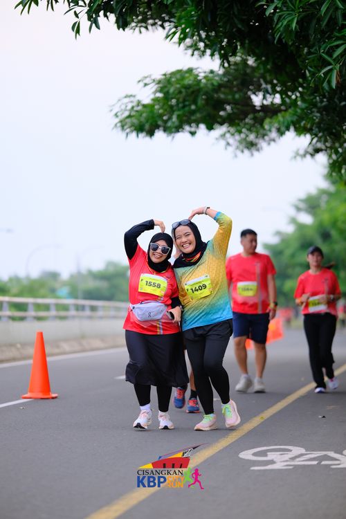 Race photo from CISANGKAN KBP CITY RUN 2025