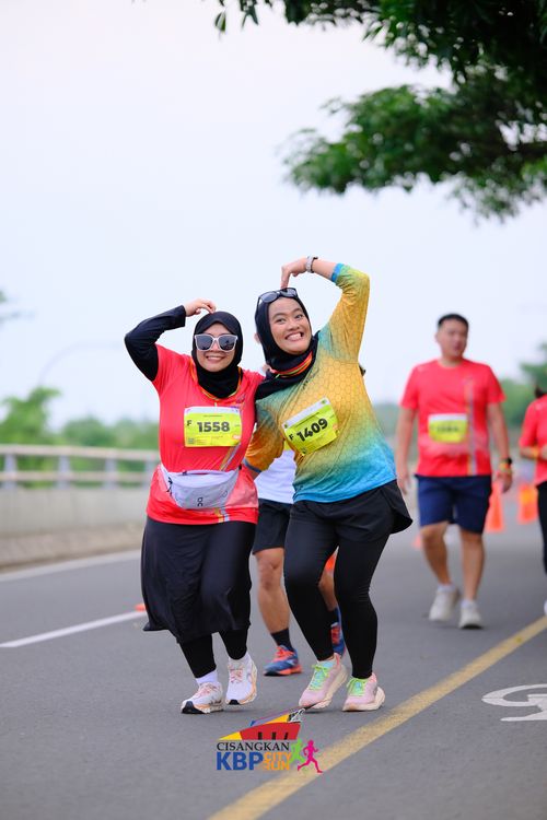 Race photo from CISANGKAN KBP CITY RUN 2025