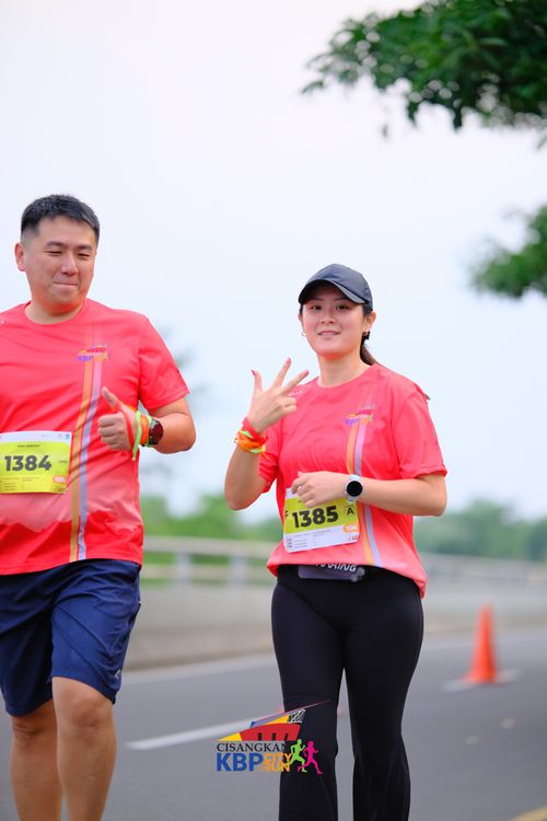 Race photo from CISANGKAN KBP CITY RUN 2025