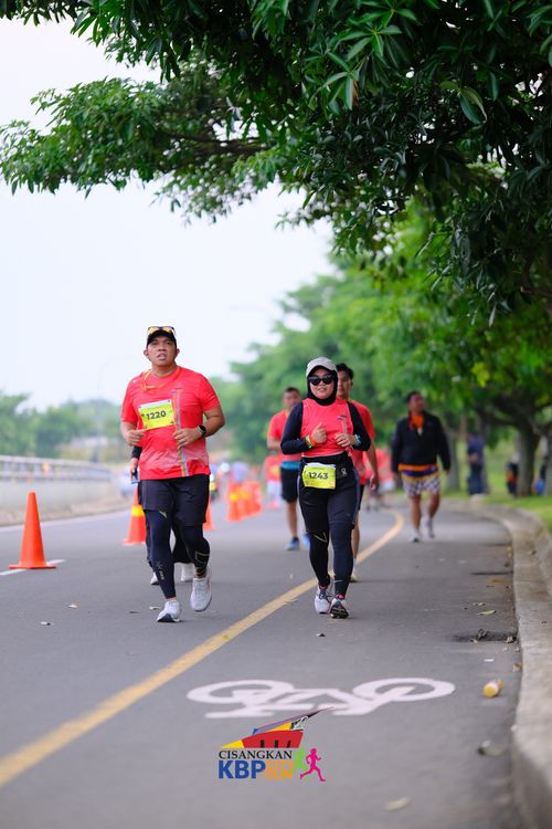 Race photo from CISANGKAN KBP CITY RUN 2025