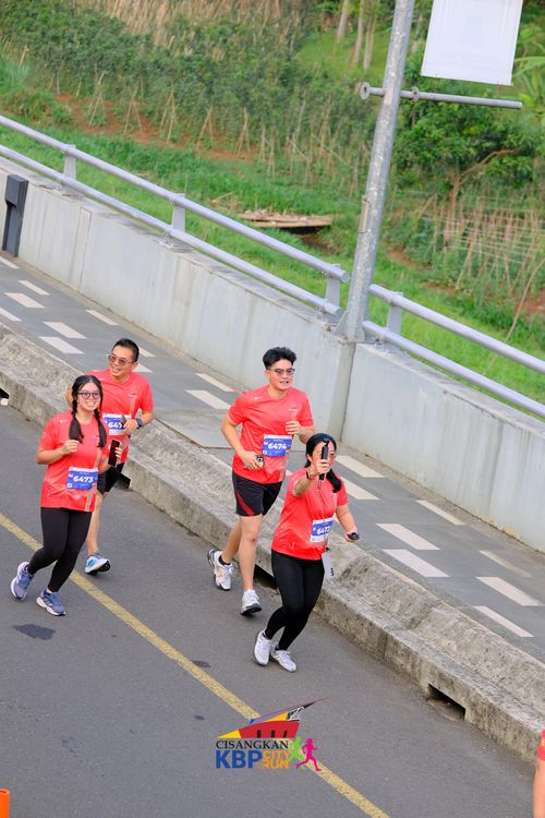 Race photo from CISANGKAN KBP CITY RUN 2025