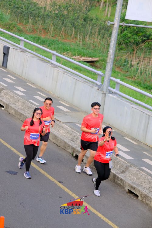 Race photo from CISANGKAN KBP CITY RUN 2025