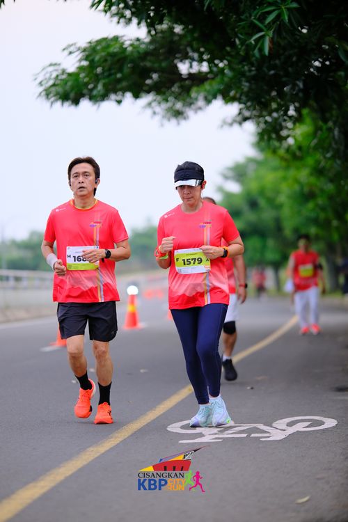 Race photo from CISANGKAN KBP CITY RUN 2025