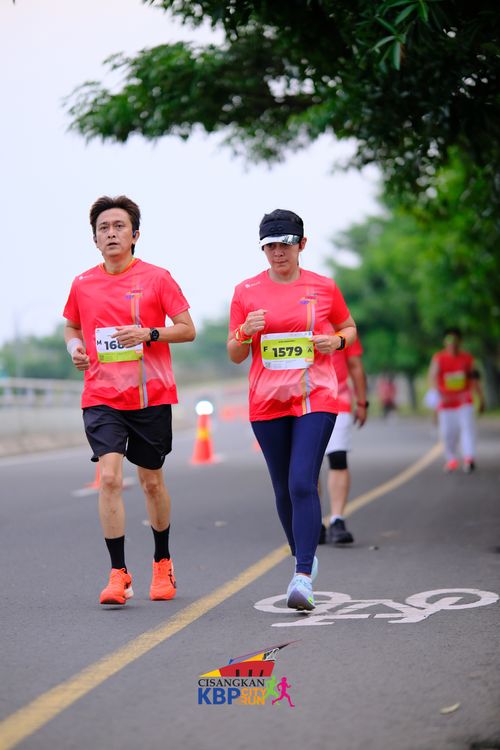 Race photo from CISANGKAN KBP CITY RUN 2025