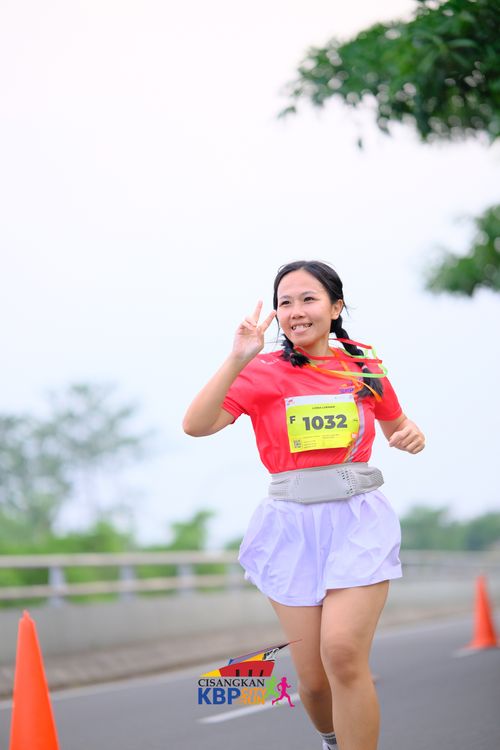 Race photo from CISANGKAN KBP CITY RUN 2025