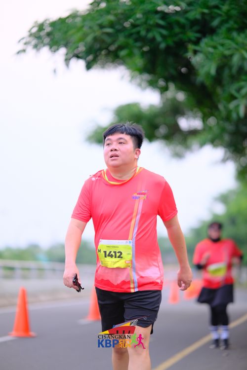 Race photo from CISANGKAN KBP CITY RUN 2025