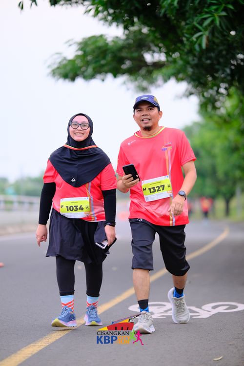 Race photo from CISANGKAN KBP CITY RUN 2025