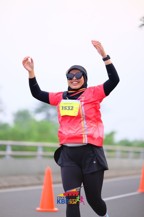 Race photo from CISANGKAN KBP CITY RUN 2025