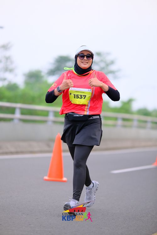 Race photo from CISANGKAN KBP CITY RUN 2025