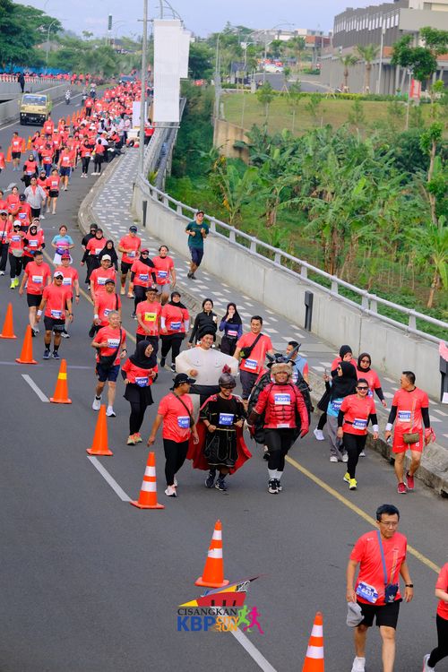 Race photo from CISANGKAN KBP CITY RUN 2025