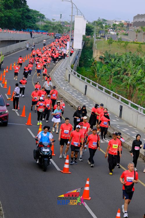 Race photo from CISANGKAN KBP CITY RUN 2025
