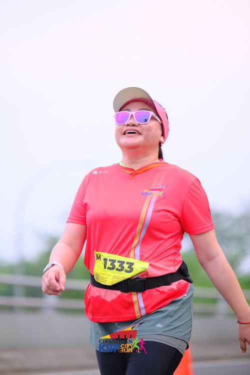 Race photo from CISANGKAN KBP CITY RUN 2025