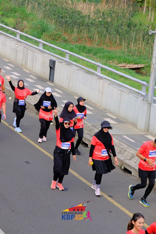 Race photo from CISANGKAN KBP CITY RUN 2025