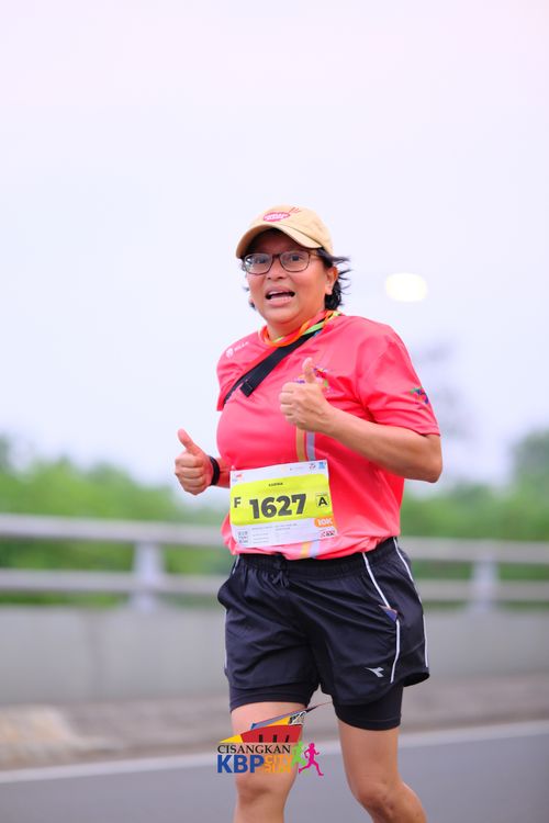 Race photo from CISANGKAN KBP CITY RUN 2025