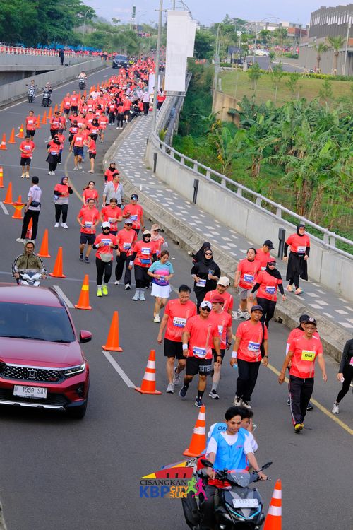 Race photo from CISANGKAN KBP CITY RUN 2025
