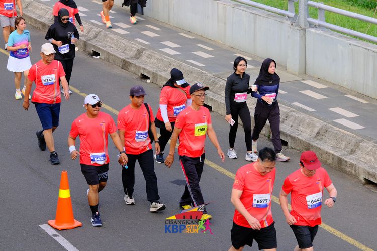 Race photo from CISANGKAN KBP CITY RUN 2025