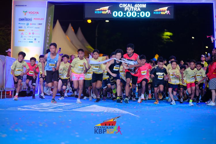 Race photo from CISANGKAN KBP CITY RUN 2025
