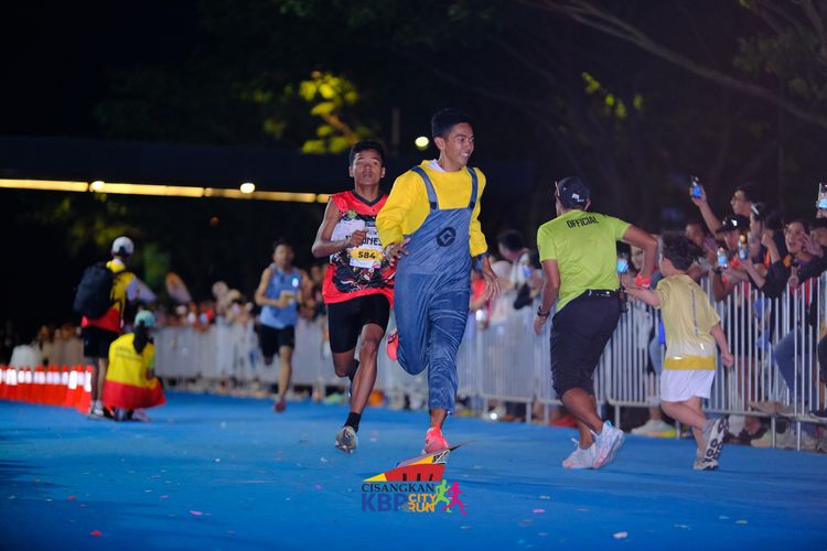 Race photo from CISANGKAN KBP CITY RUN 2025