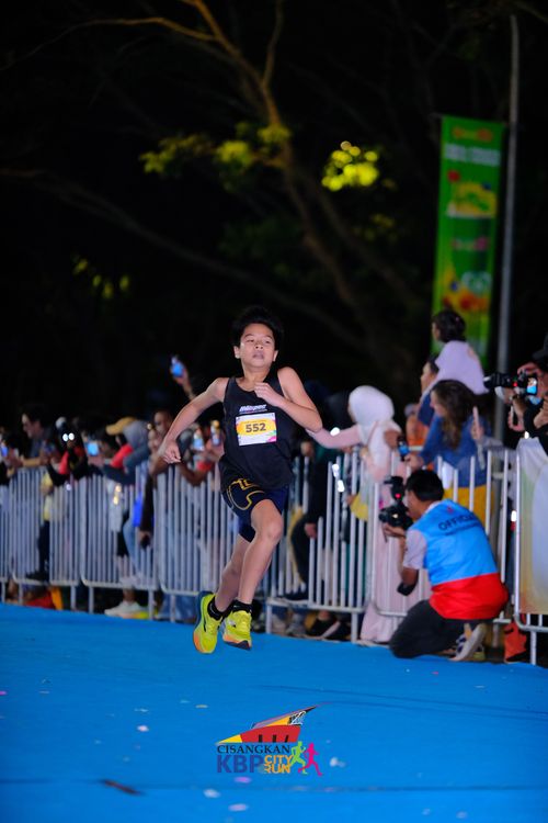 Race photo from CISANGKAN KBP CITY RUN 2025