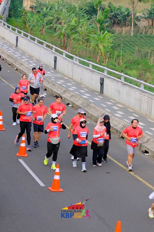 Race photo from CISANGKAN KBP CITY RUN 2025