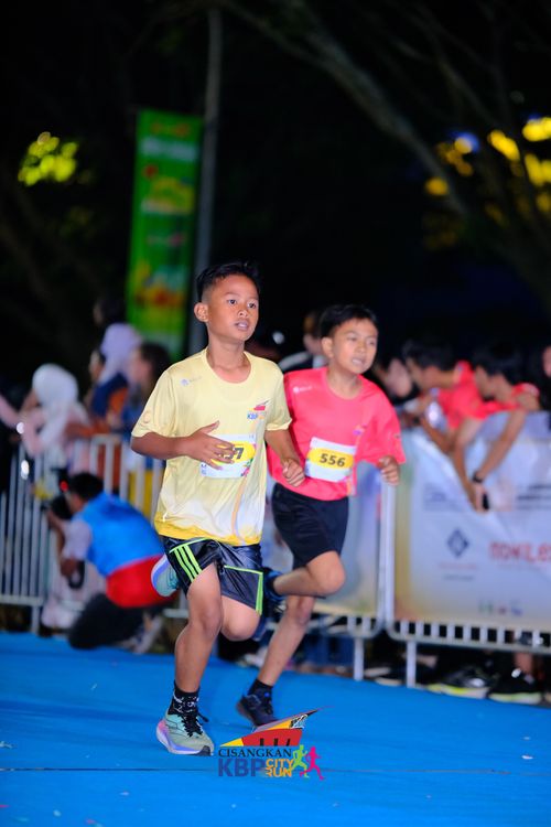 Race photo from CISANGKAN KBP CITY RUN 2025