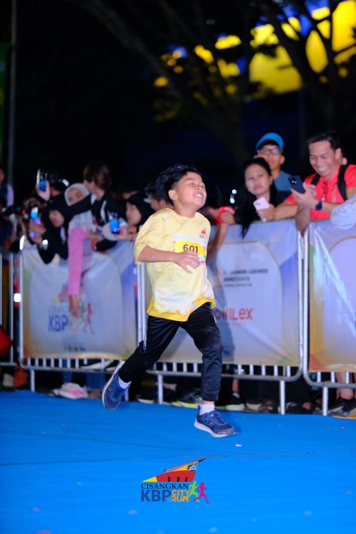 Race photo from CISANGKAN KBP CITY RUN 2025