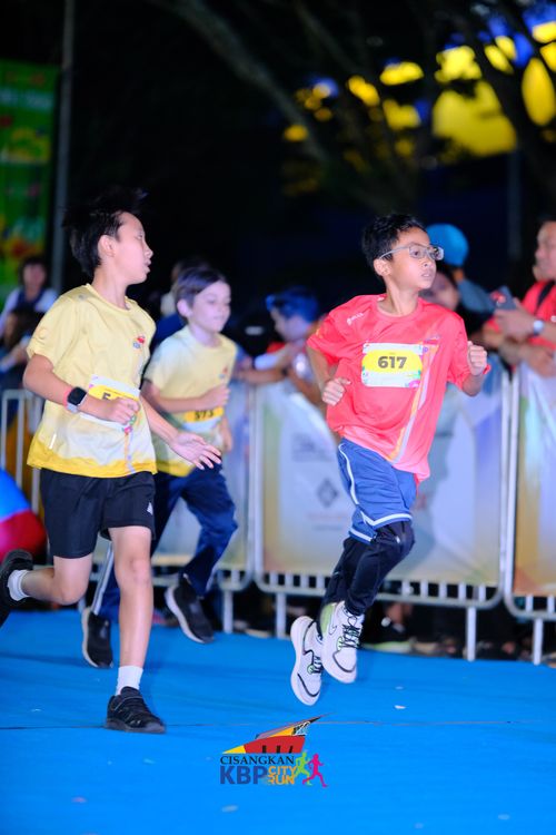 Race photo from CISANGKAN KBP CITY RUN 2025